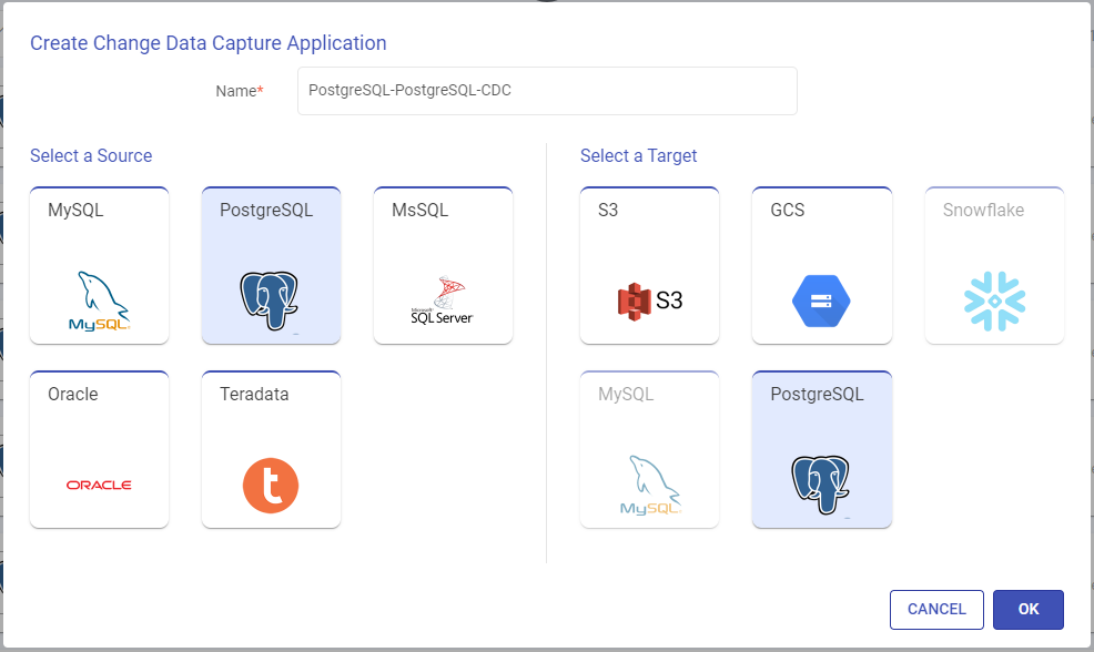 Create_PostgreSQL-PostgreSQL-CDC_App