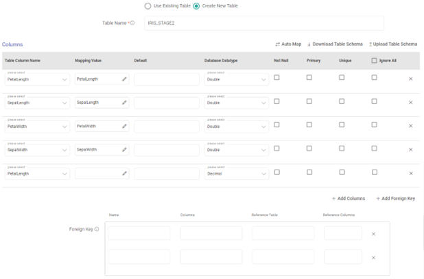 Snowflake_Target_Mapping-Create_Table